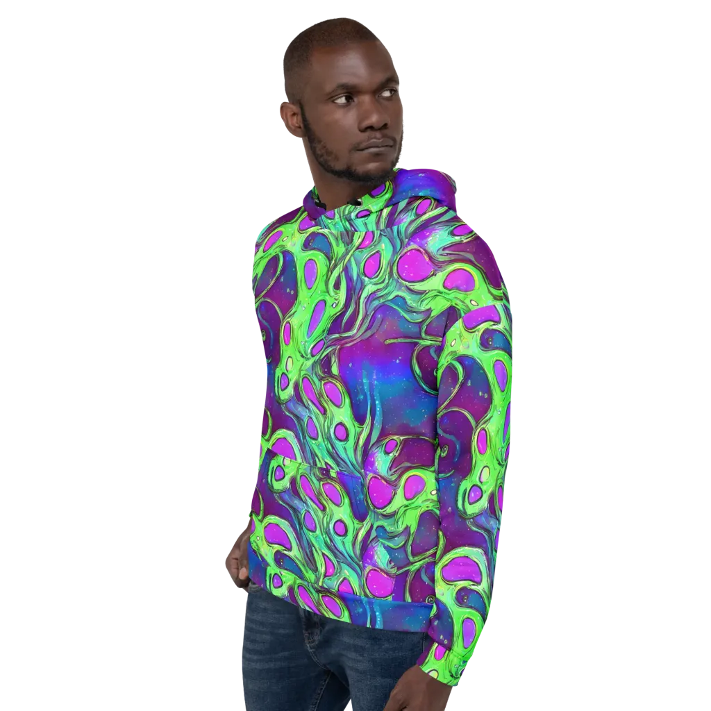 Funky Mutation on Hoodie — Left