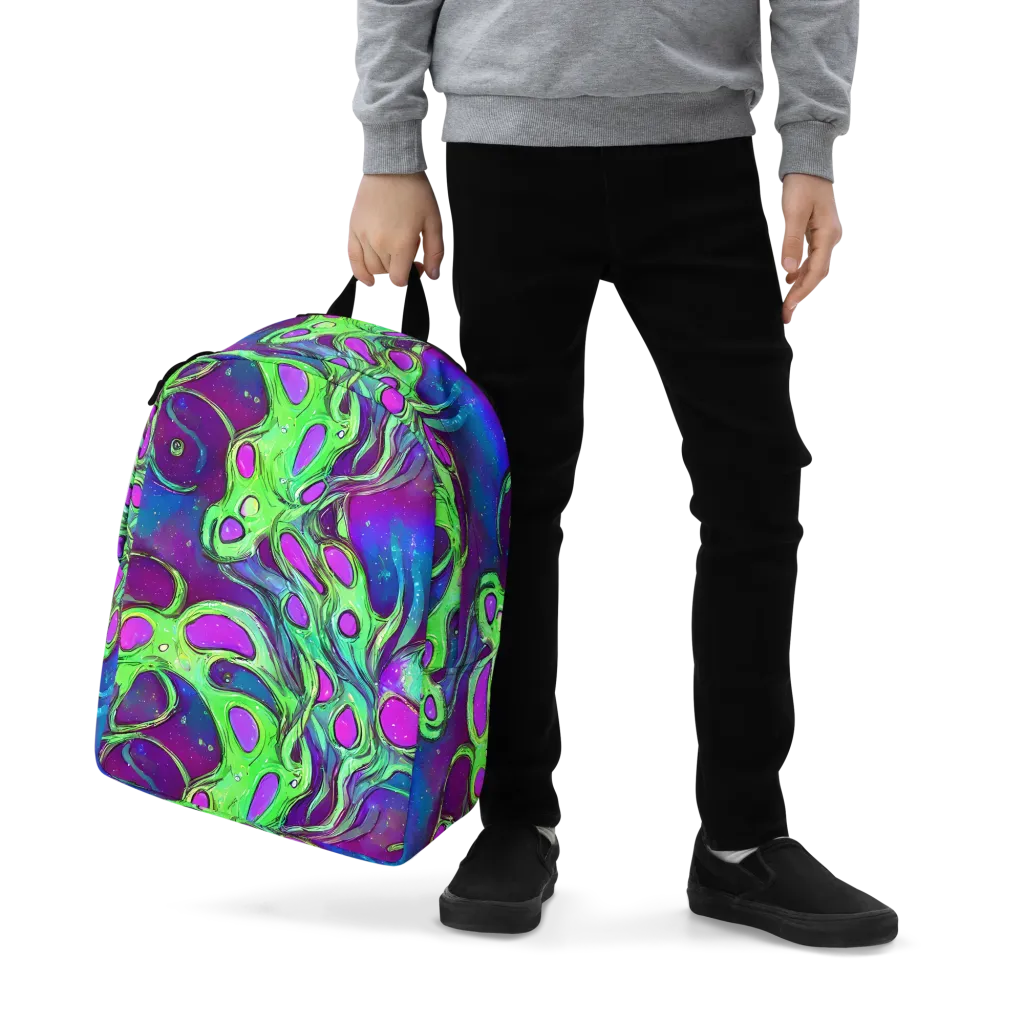 Funky Mutation on Minimalist Backpack — Zoomed-in