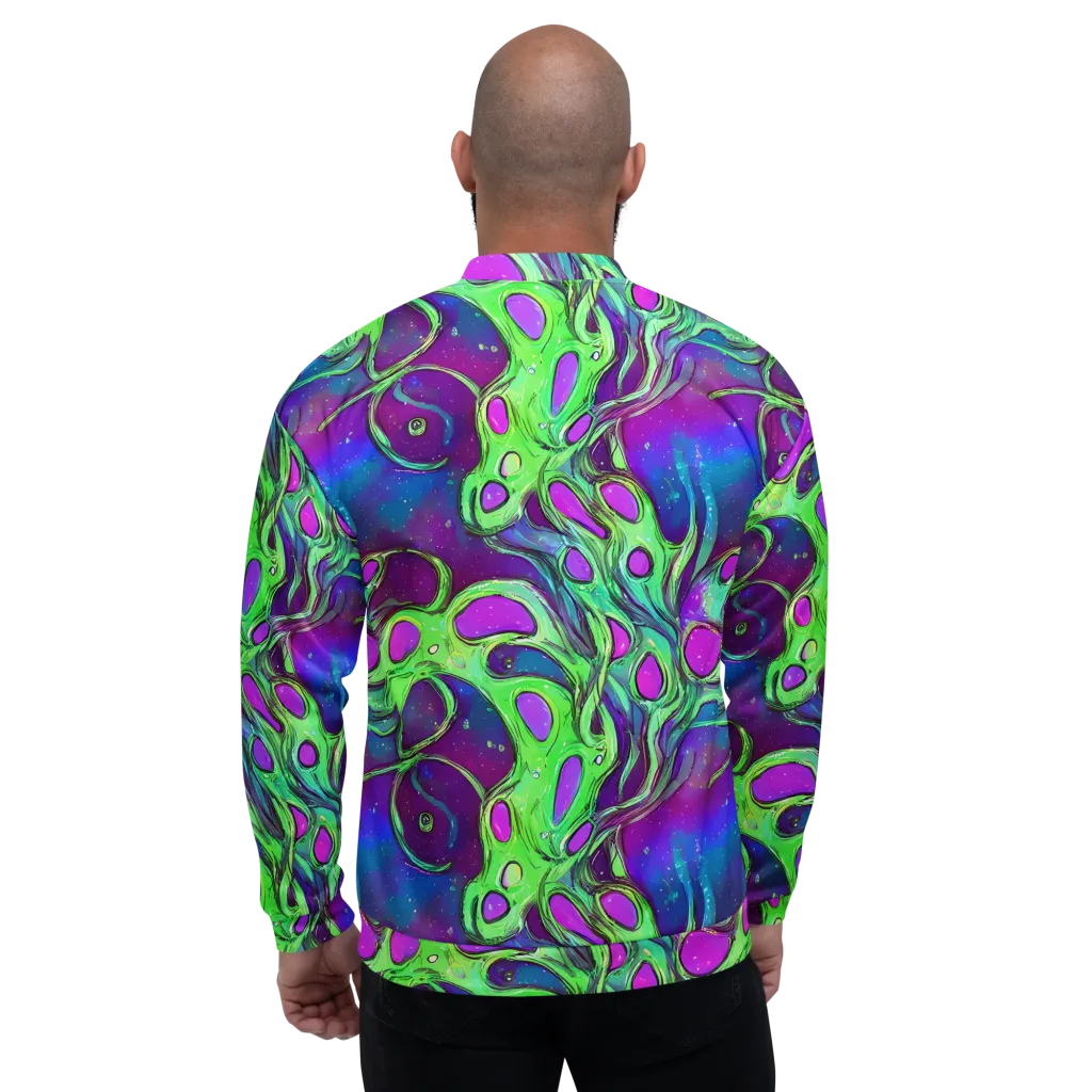 Funky Mutation on Bomber Jacket — Back
