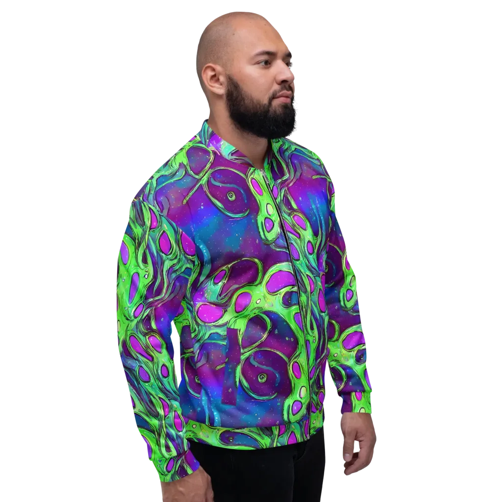Funky Mutation on Bomber Jacket — Right