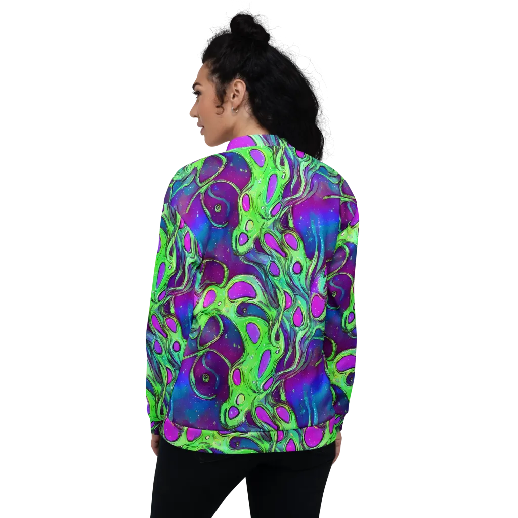 Funky Mutation on Bomber Jacket — Back