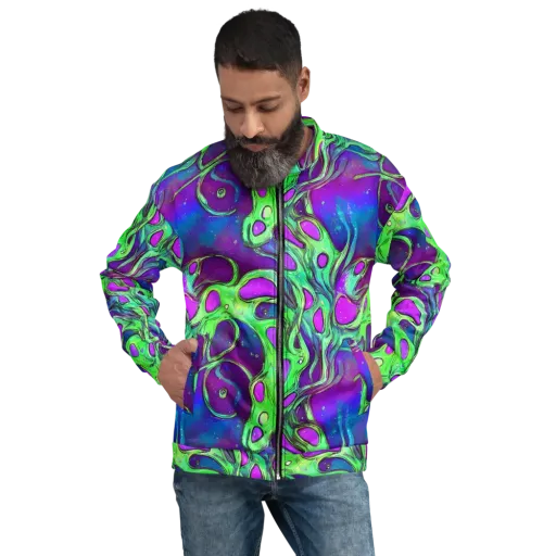 Funky Mutation on a Bomber Jacket