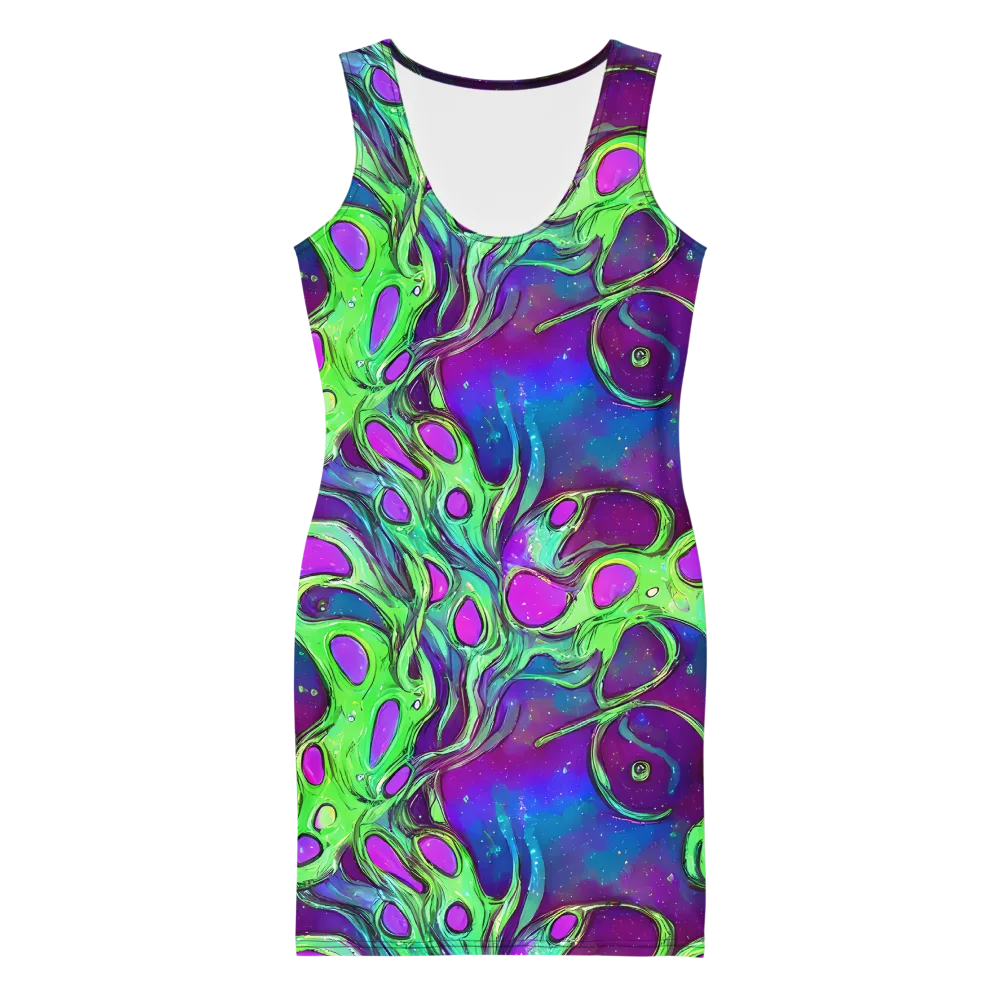 Funky Mutation on Bodycon Dress — Front