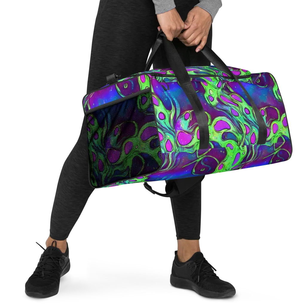 Funky Mutation on Duffle Bag — Right Front