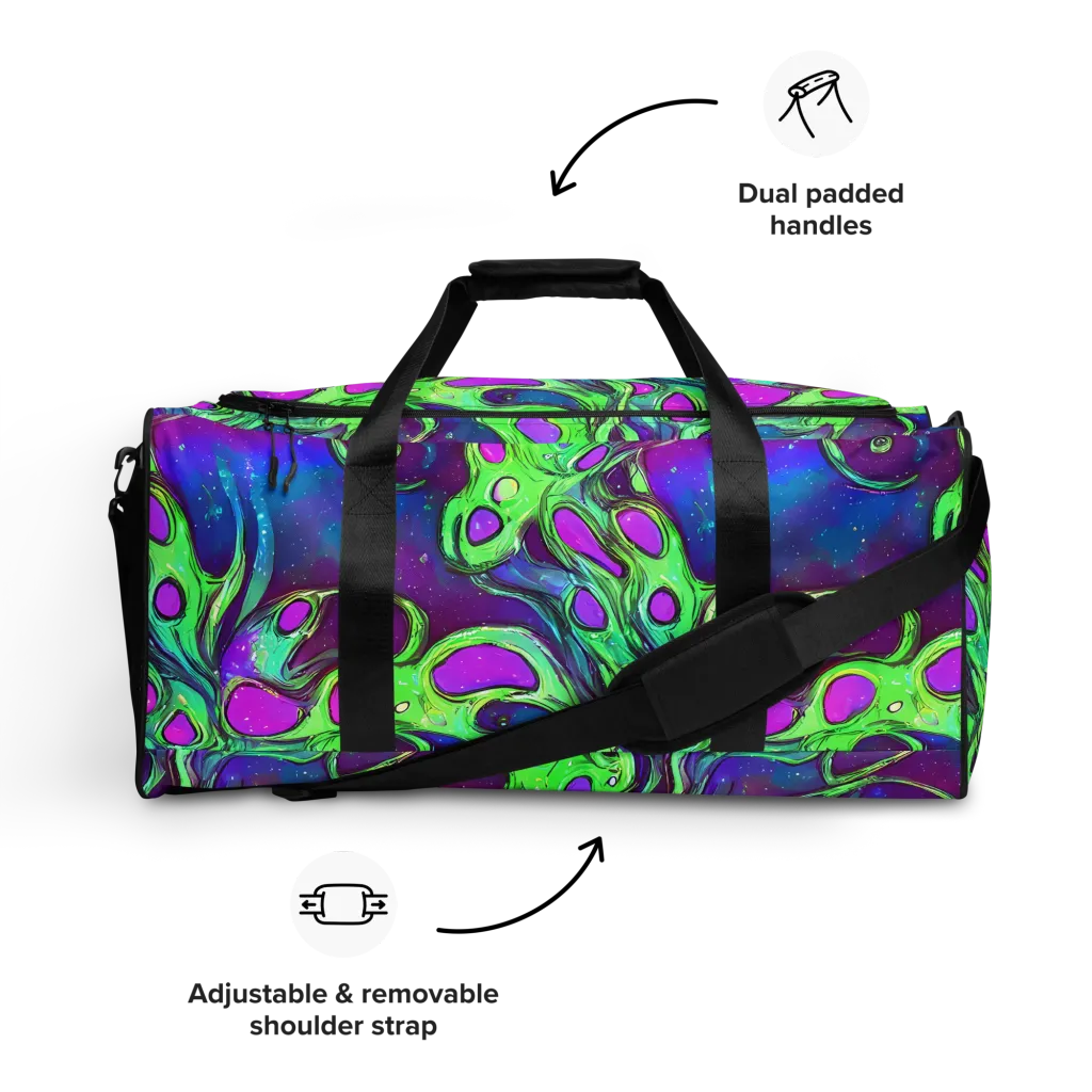 Funky Mutation on Duffle Bag — Front