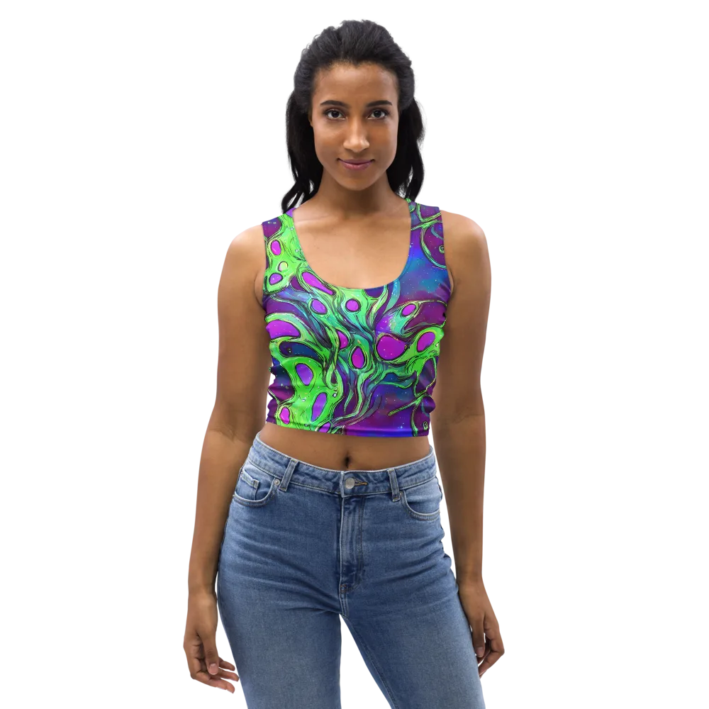 Funky Mutation on Crop Top — Front