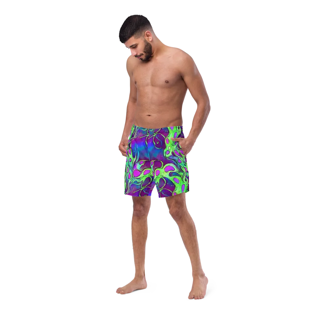Funky Mutation on Swim Trunks — Left Front