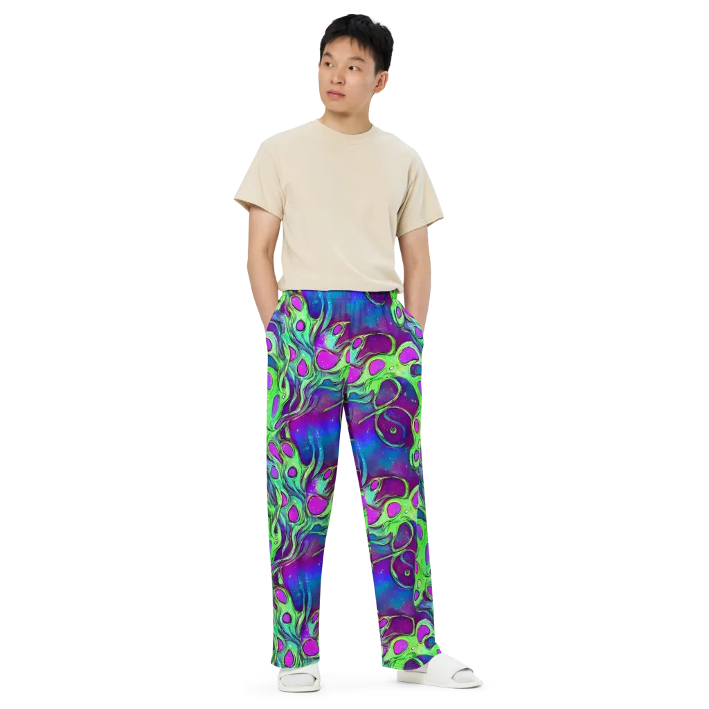 Funky Mutation on Wide-Leg Pants — Front