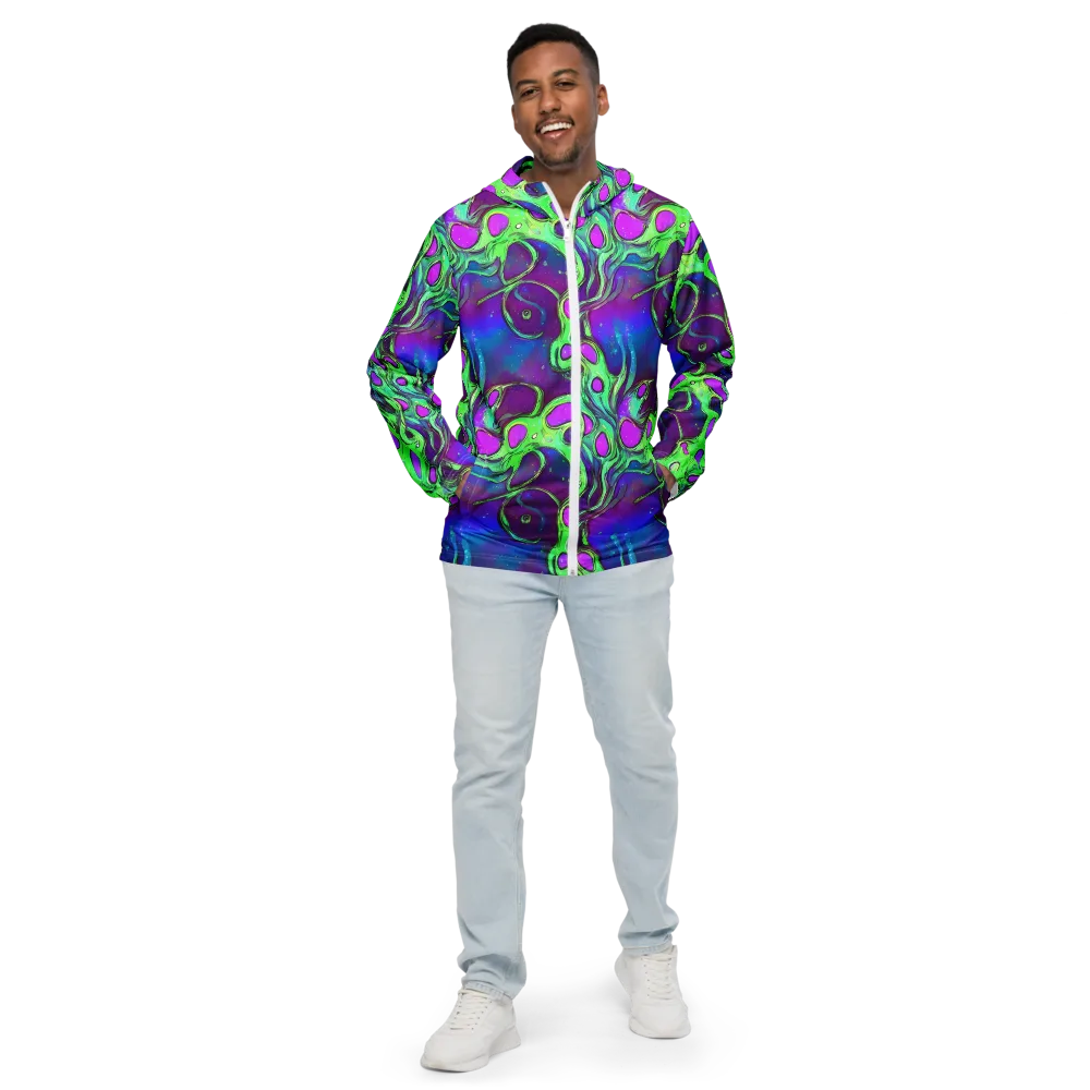 Funky Mutation on Men's Windbreaker — Front
