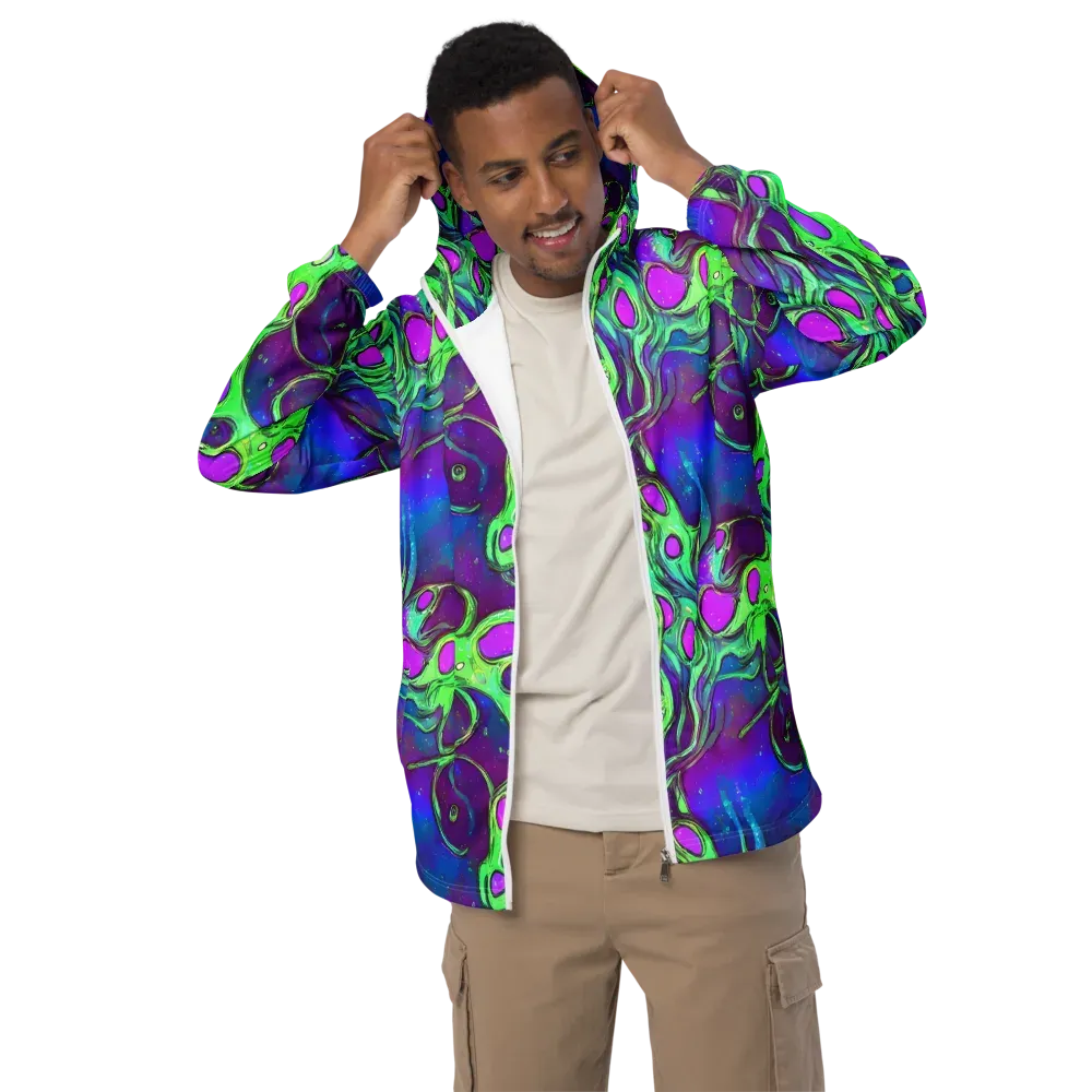Funky Mutation on Men's Windbreaker — Front