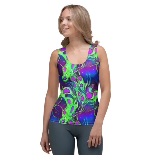 Funky Mutation on a Women's Tank Top