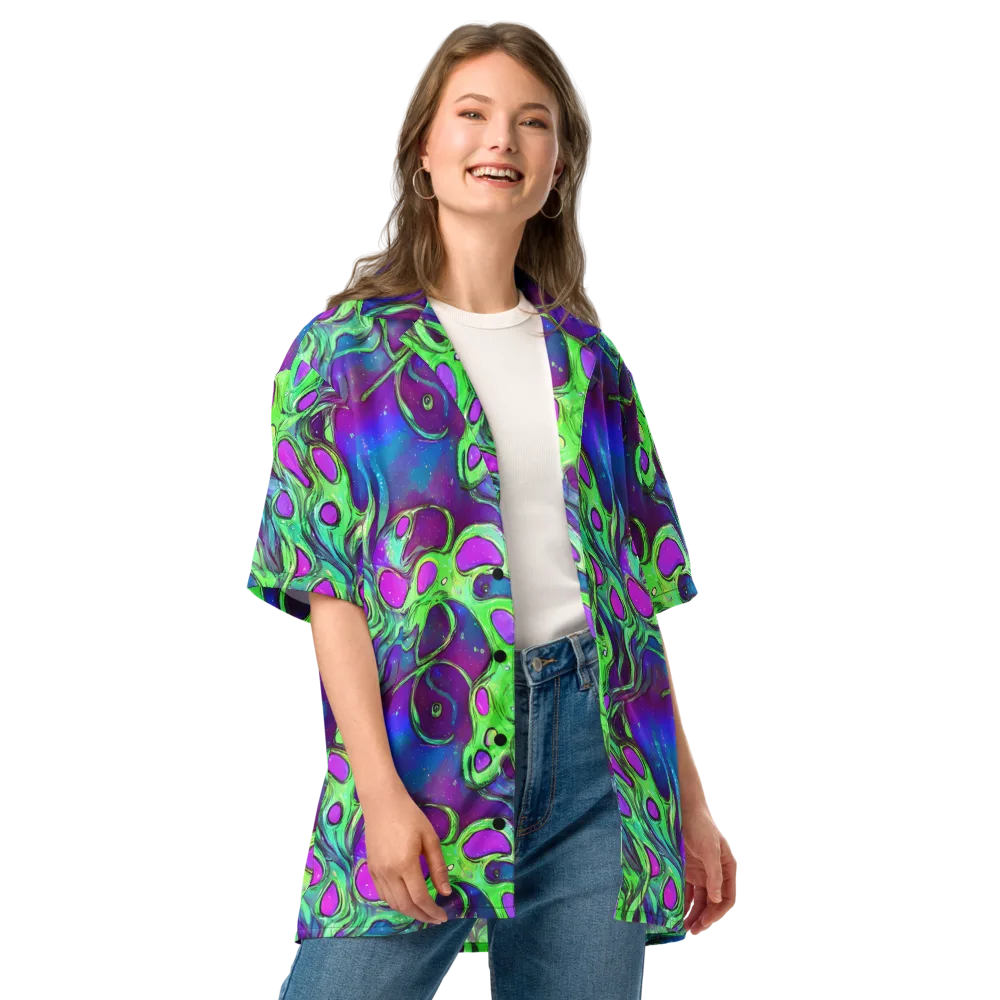 Funky Mutation on Button Shirt — Front