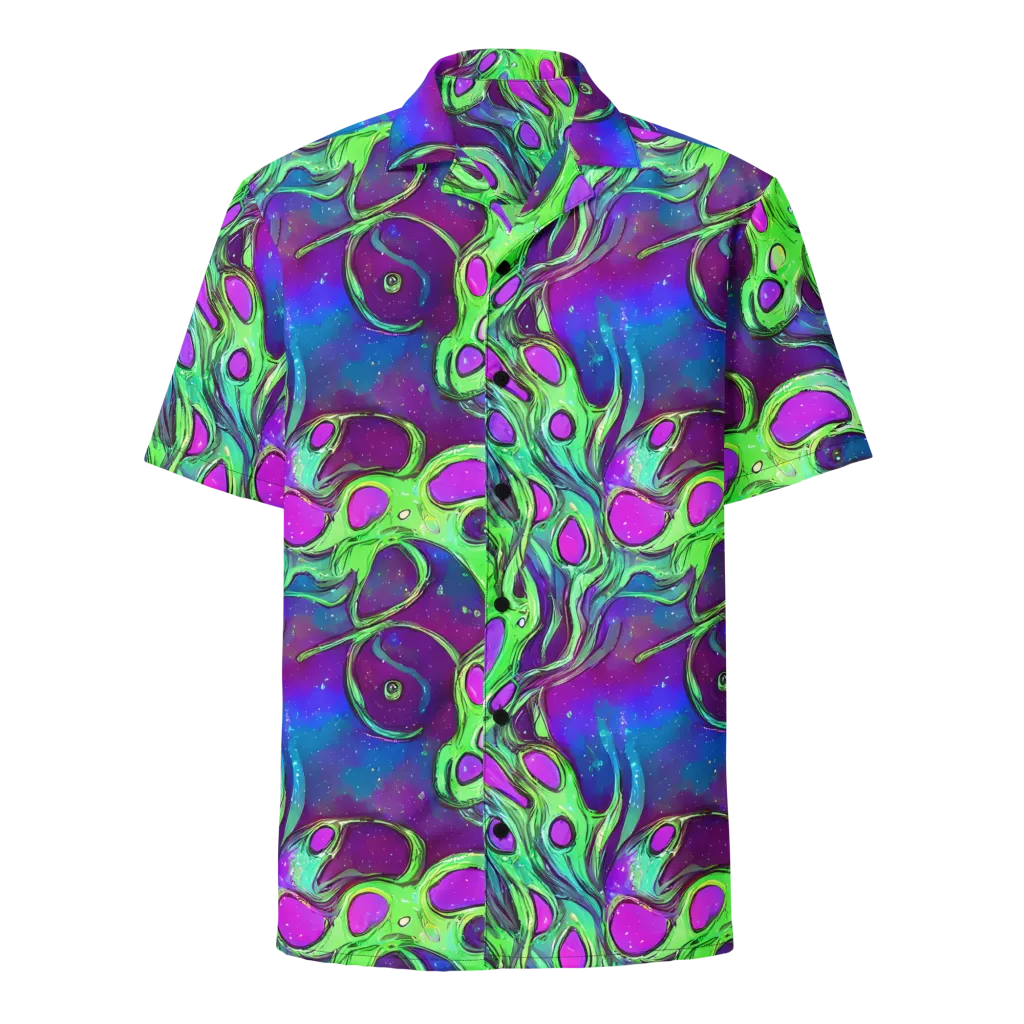 Funky Mutation on Button Shirt — Front