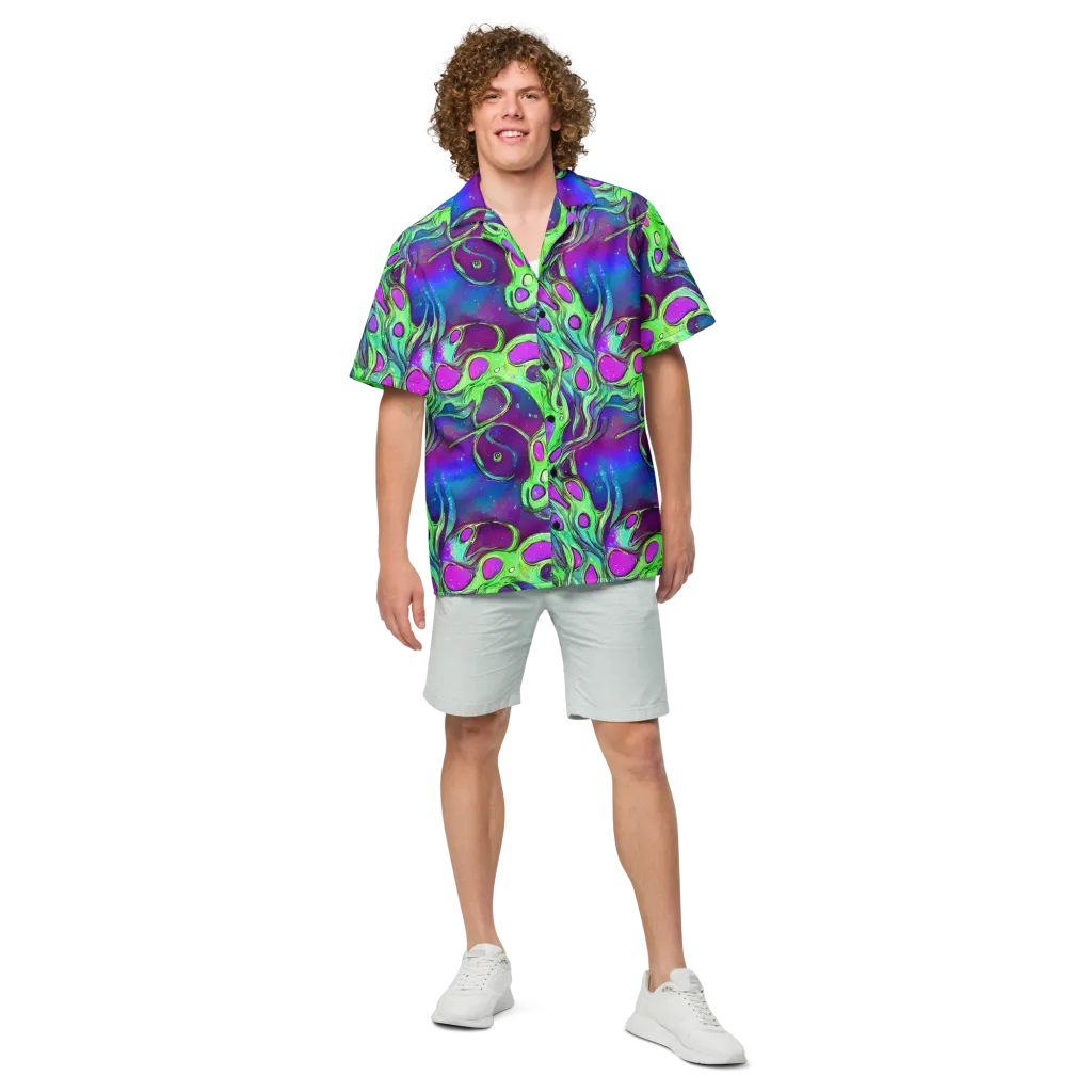 Funky Mutation on Button Shirt — Front