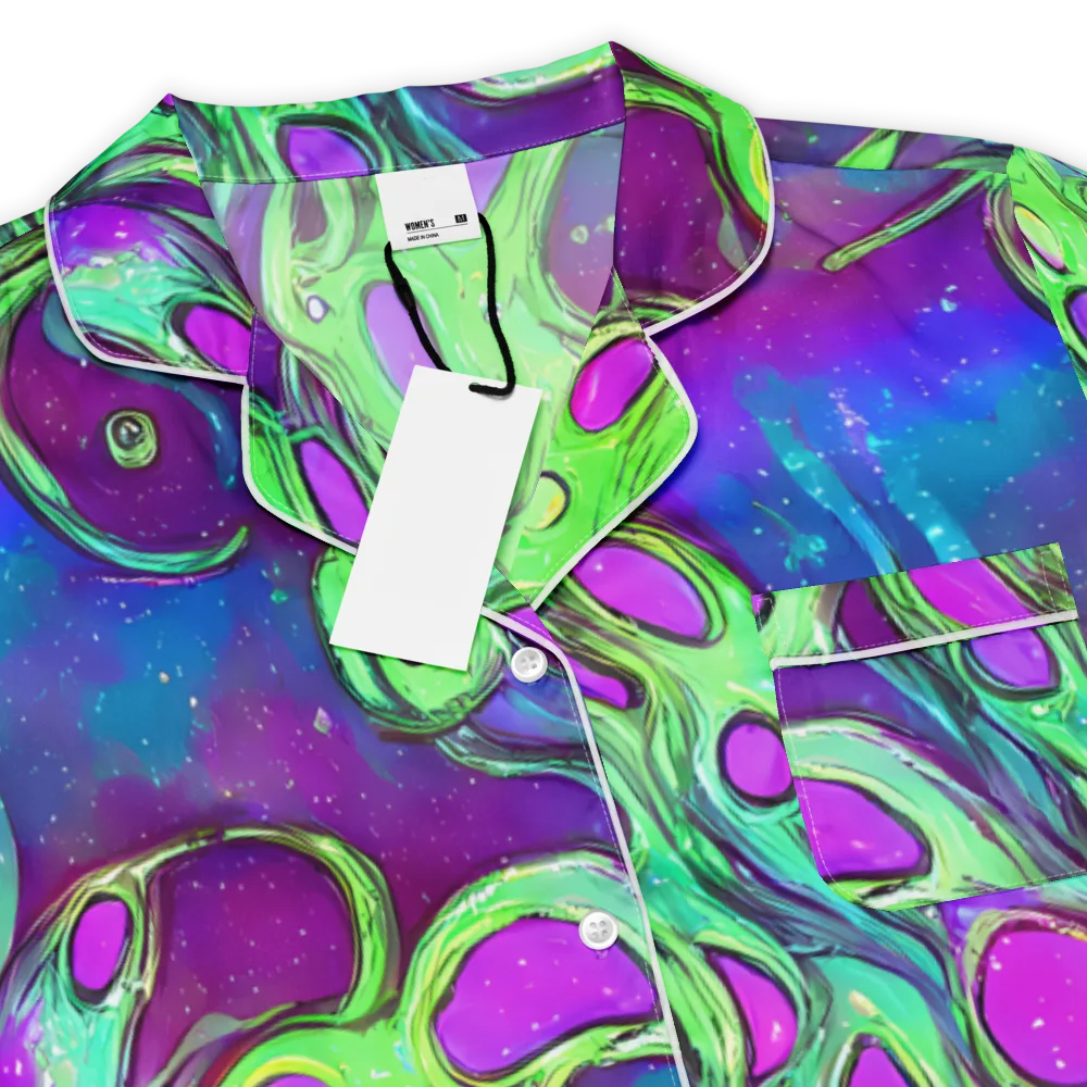 Funky Mutation on Women's Short Sleeve Pajama Top — Product details
