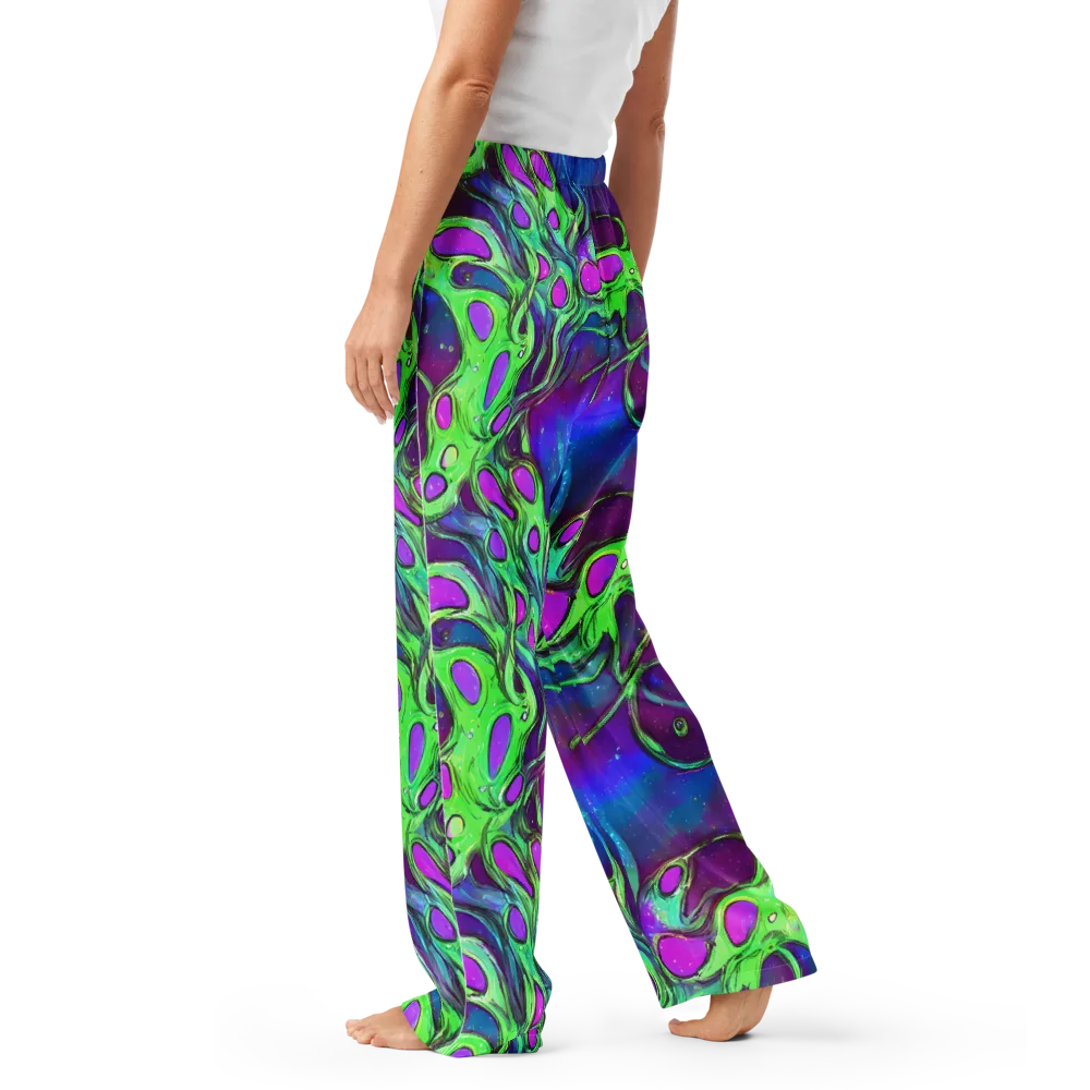 Funky Mutation on Women's Pajama Pants — Left