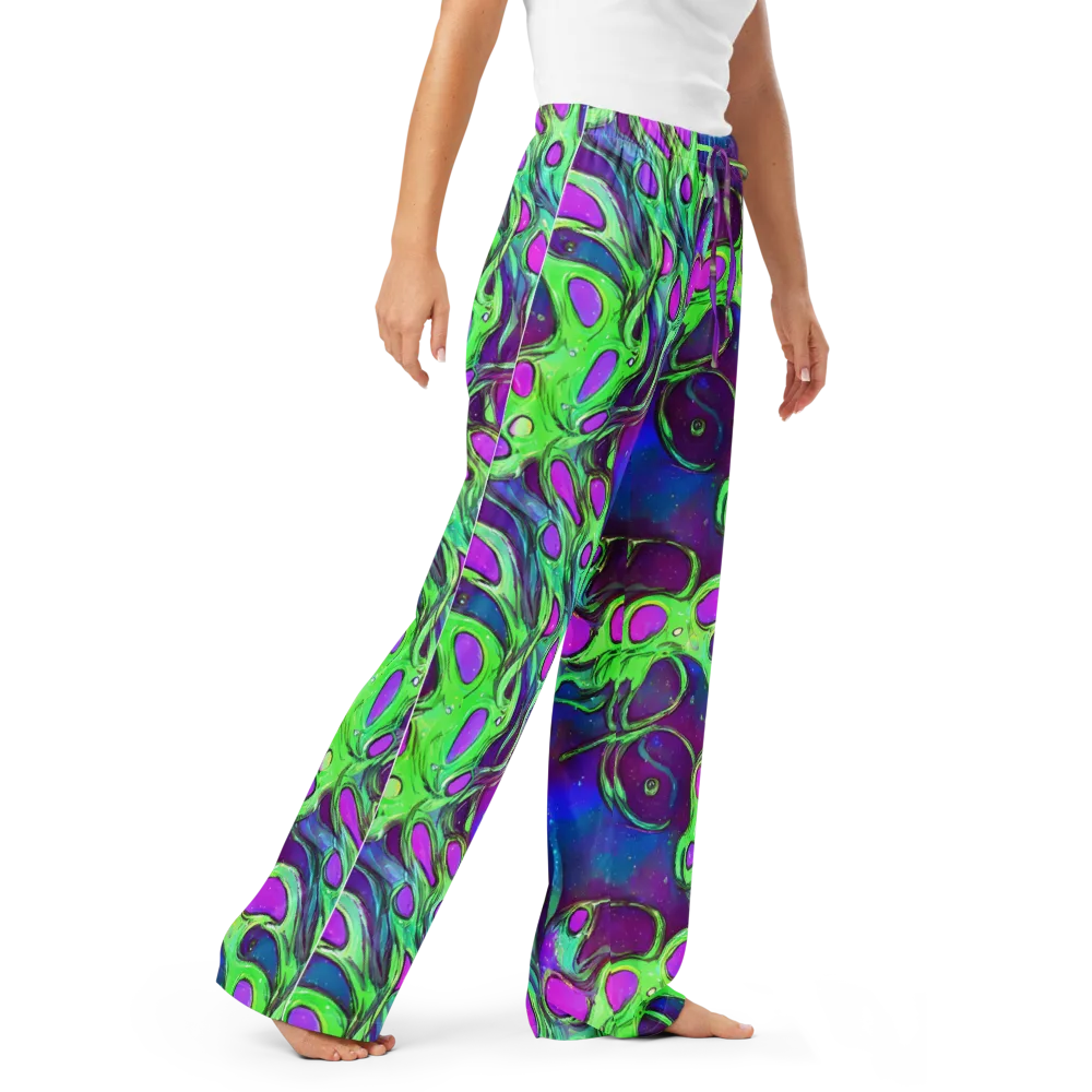 Funky Mutation on Women's Pajama Pants — Right Front