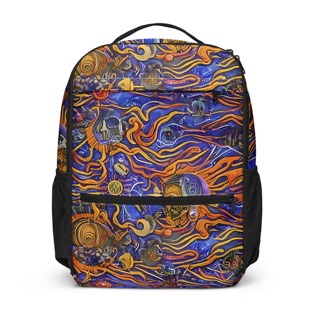 Mantegna Swirl on Utility Backpack — Front