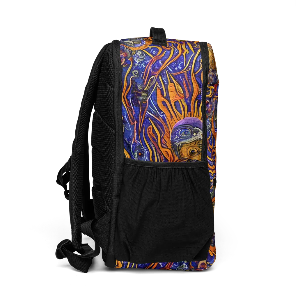 Mantegna Swirl on Utility Backpack — Right