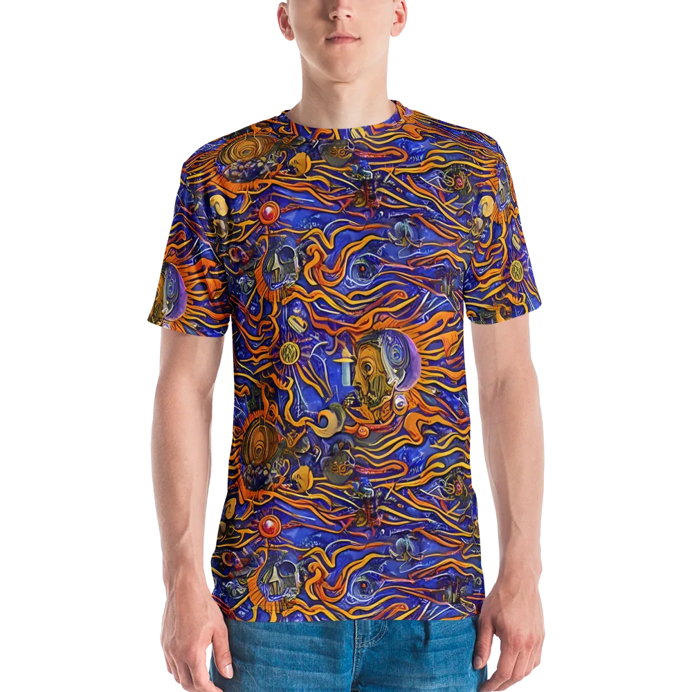 Mantegna Swirl on Men's Crew Neck T-Shirt — Front