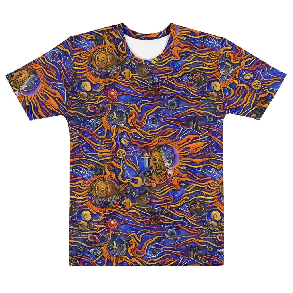 Mantegna Swirl on Men's Crew Neck T-Shirt — Front