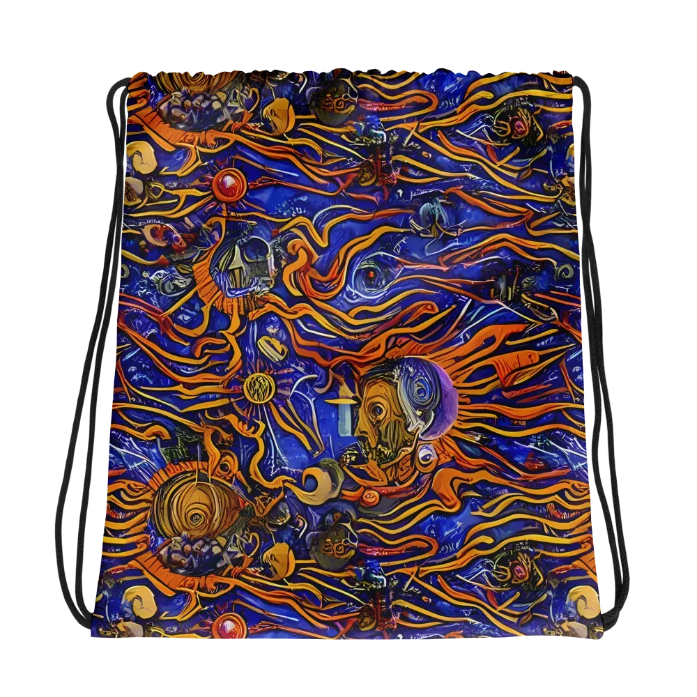 Mantegna Swirl on Drawstring Bag — Photo