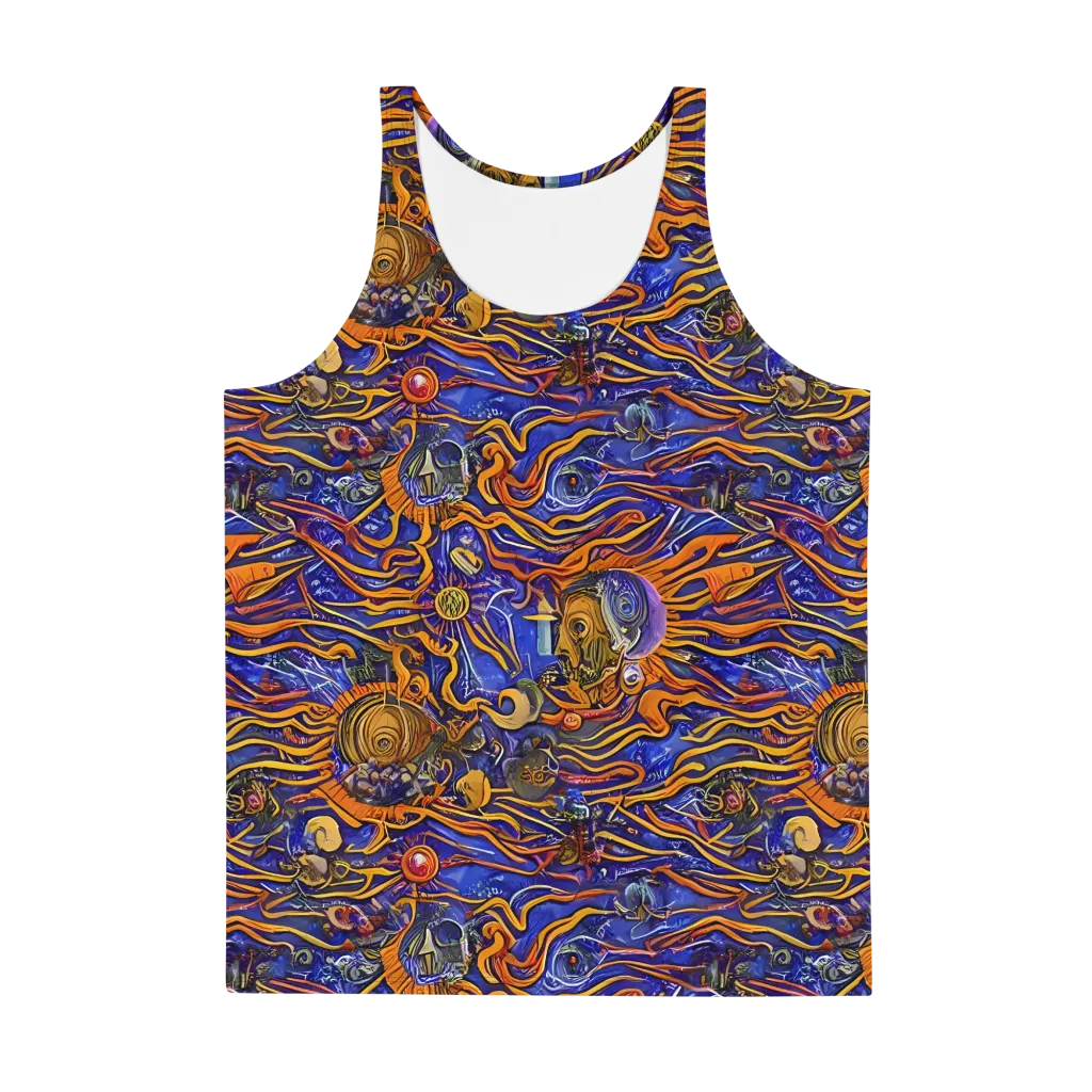 Mantegna Swirl on Men's Tank Top — Front