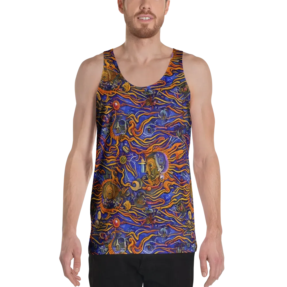 Mantegna Swirl on Men's Tank Top — Front