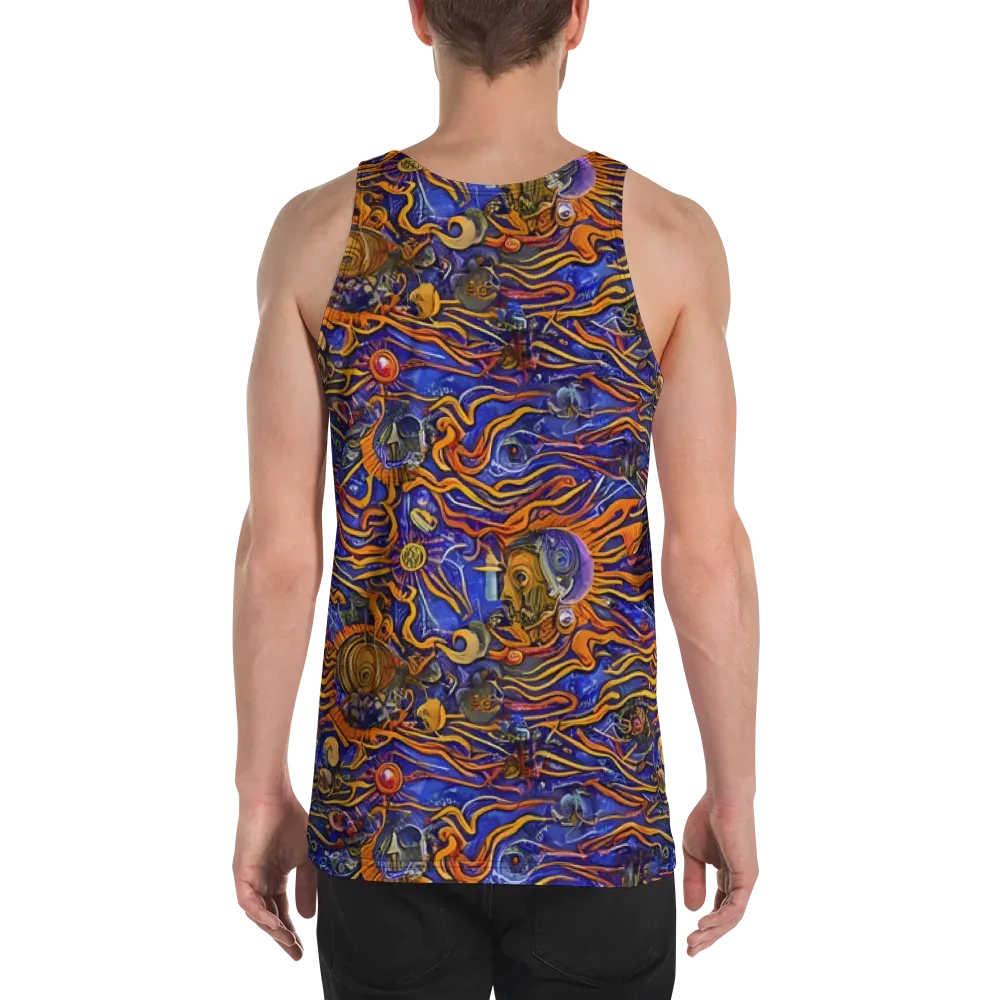 Mantegna Swirl on Men's Tank Top — Back