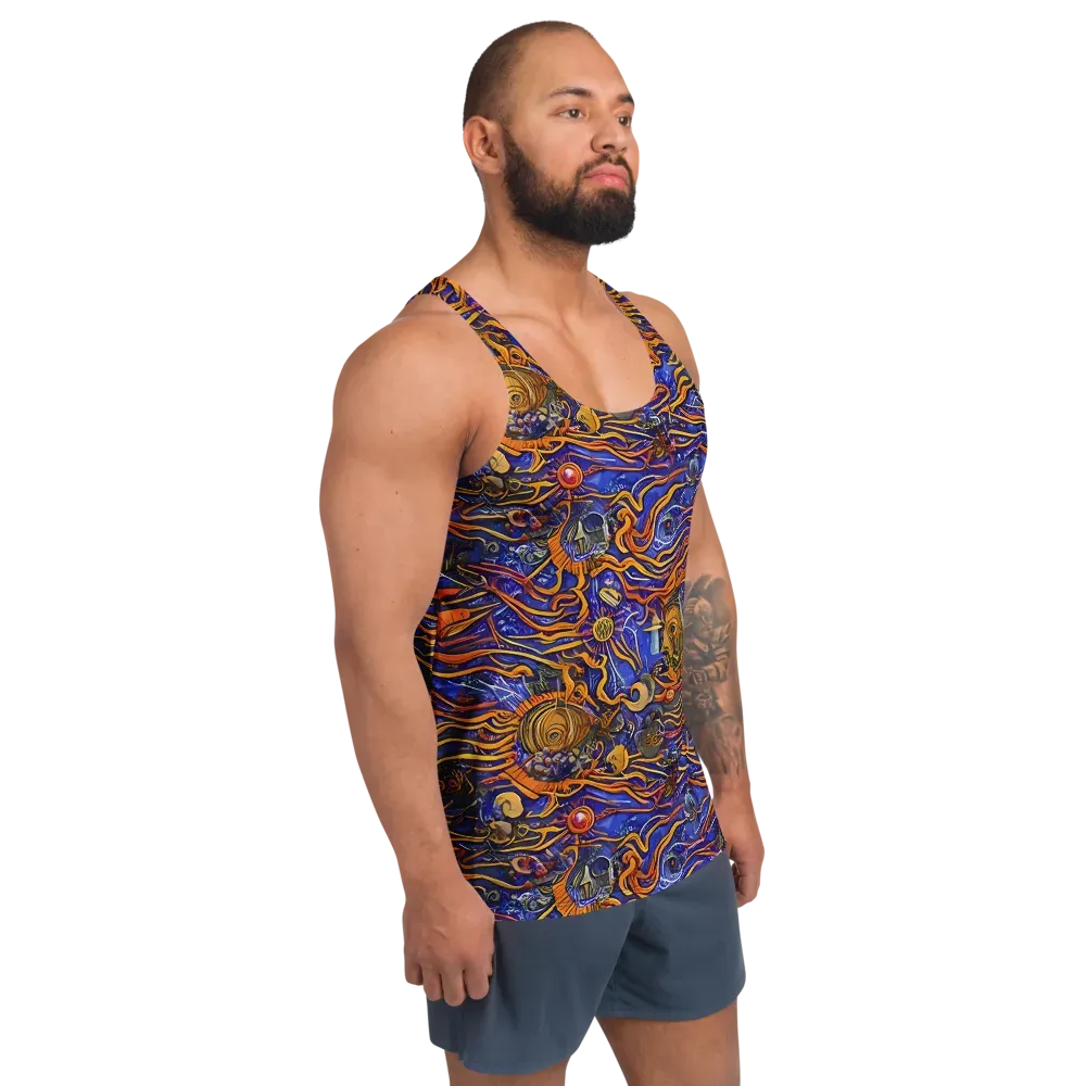 Mantegna Swirl on Men's Tank Top — Right Front
