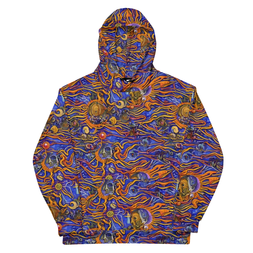 Mantegna Swirl on Cotton Hoodie — Front