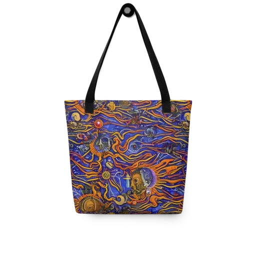 Mantegna Swirl on a Tote Bag