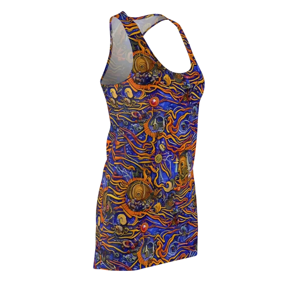 Mantegna Swirl on Racerback Dress — Front Side