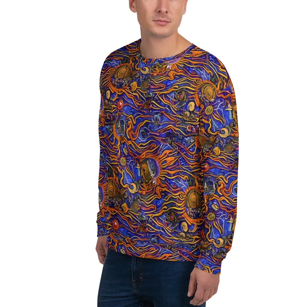 Mantegna Swirl on Sweatshirt — Left Front