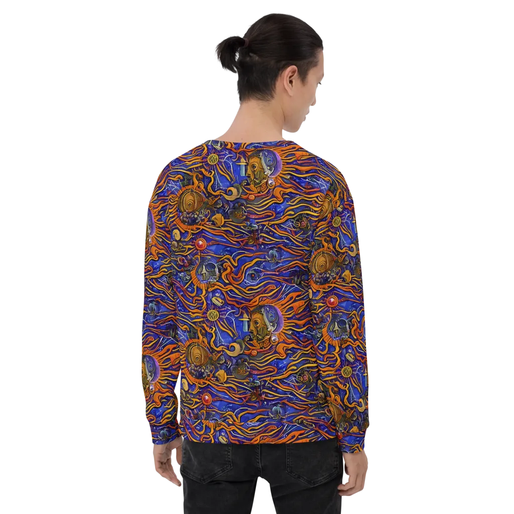 Mantegna Swirl on Sweatshirt — Back