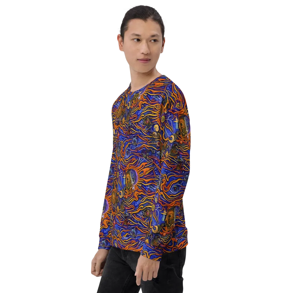 Mantegna Swirl on Sweatshirt — Left Front