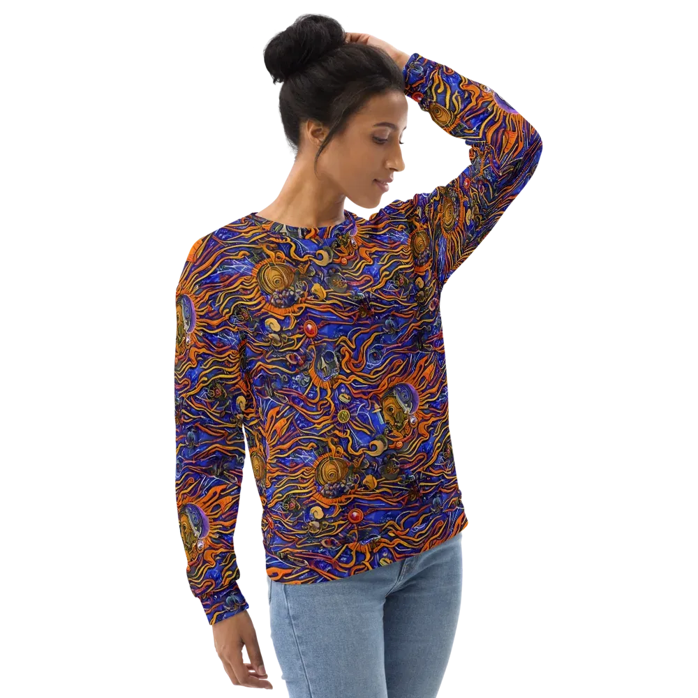 Mantegna Swirl on Sweatshirt — Right Front