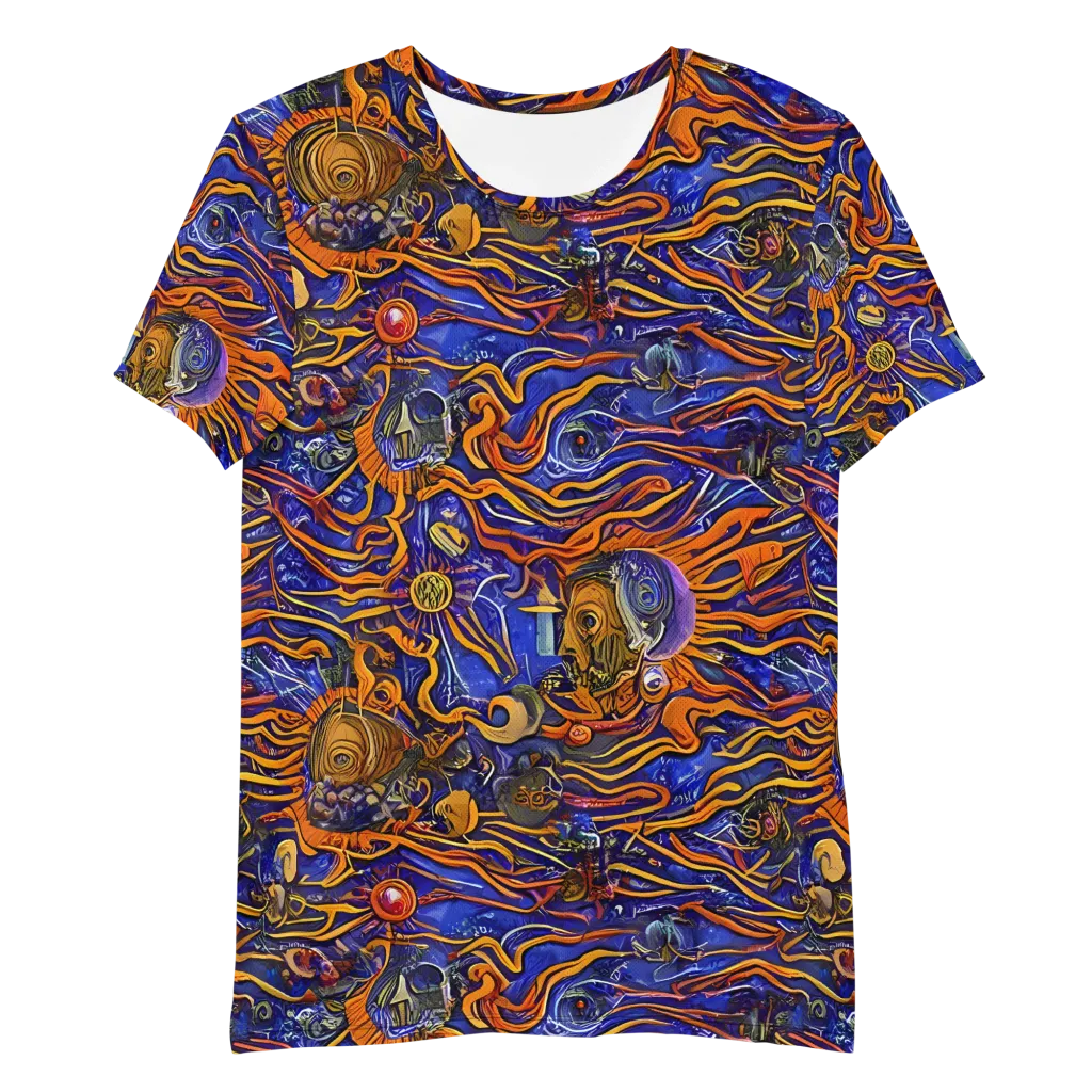Mantegna Swirl on Men's Athletic T-Shirt — Front