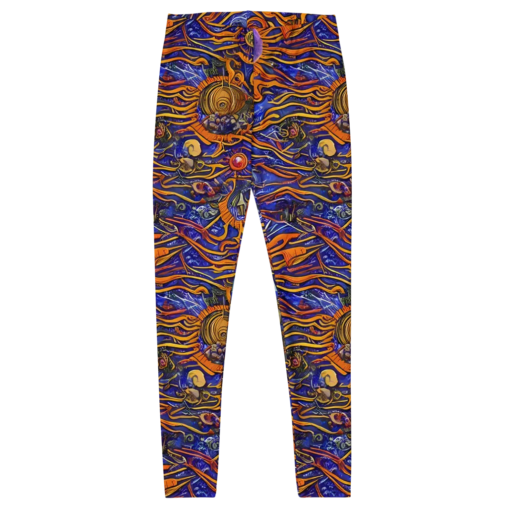 Mantegna Swirl on Leggings — Front