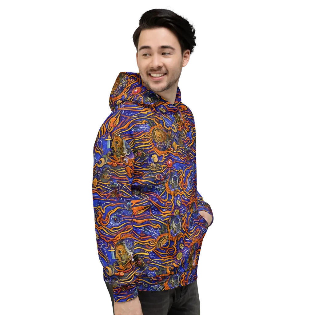 Mantegna Swirl on Hoodie — Right
