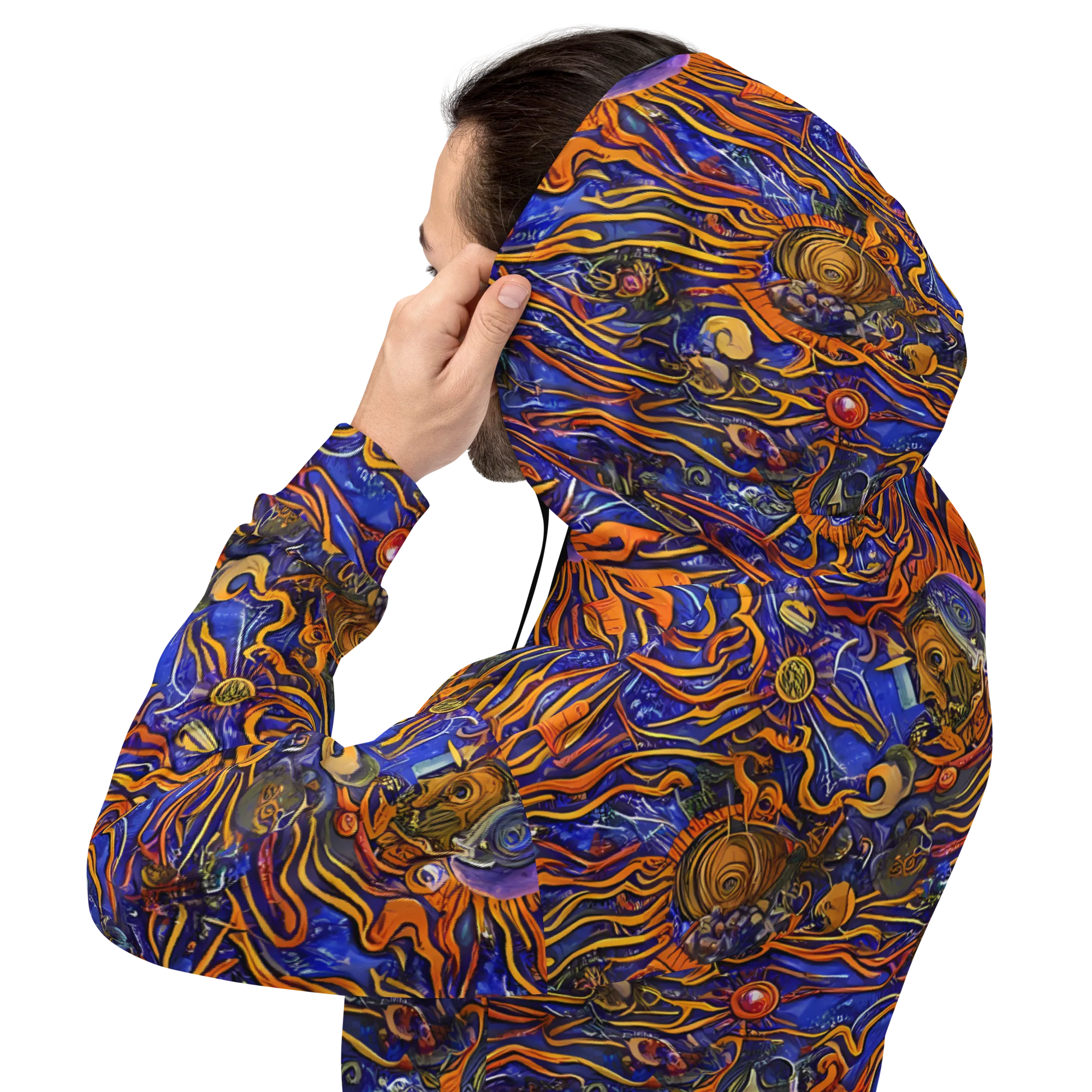 Mantegna Swirl on Hoodie — Back