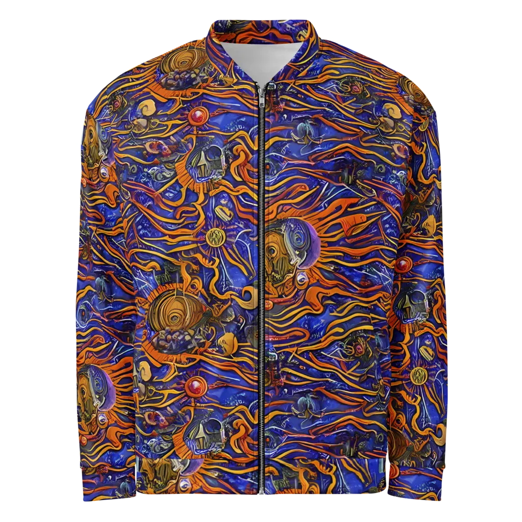 Mantegna Swirl on Bomber Jacket — Front