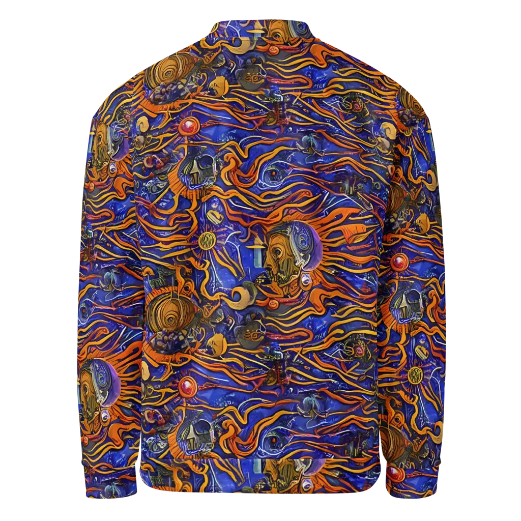 Mantegna Swirl on Bomber Jacket — Back