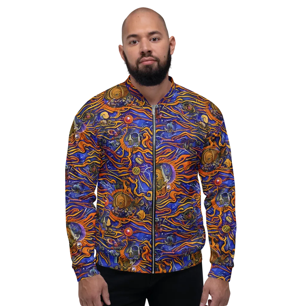 Mantegna Swirl on Bomber Jacket — Front