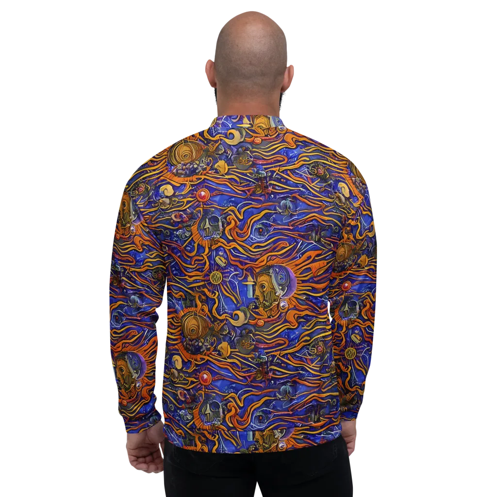 Mantegna Swirl on Bomber Jacket — Back