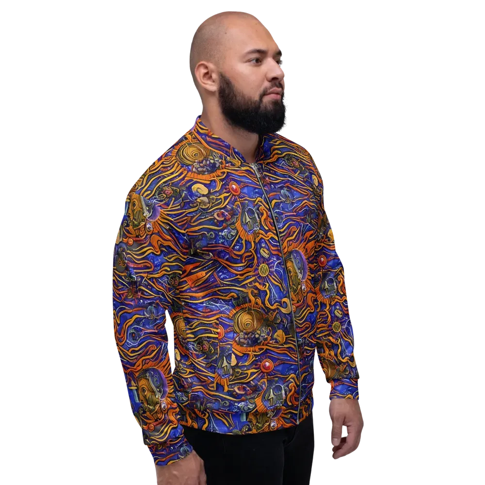 Mantegna Swirl on Bomber Jacket — Right