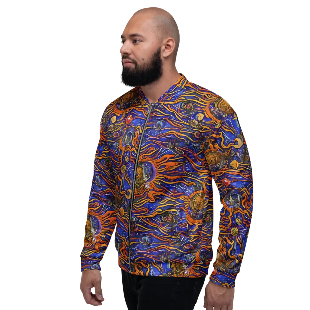 Mantegna Swirl on Bomber Jacket — Left