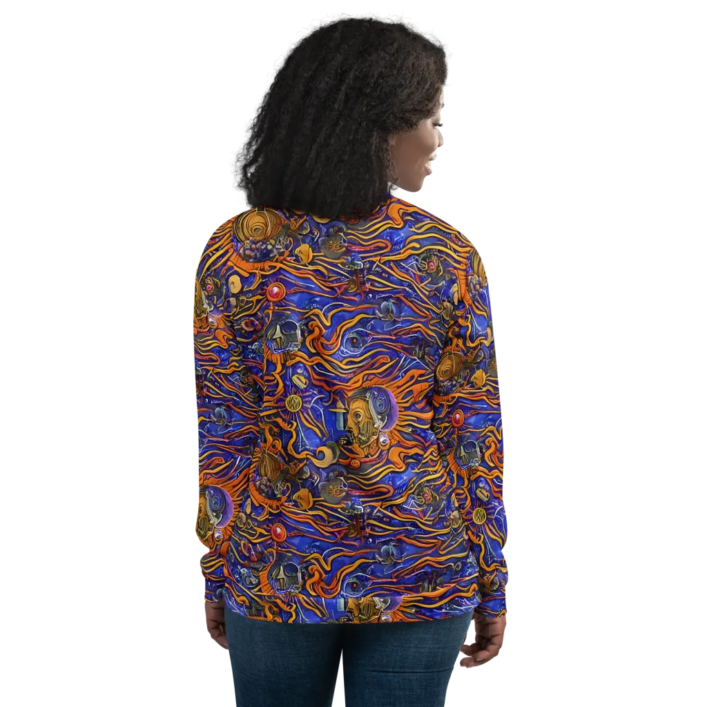Mantegna Swirl on Bomber Jacket — Back