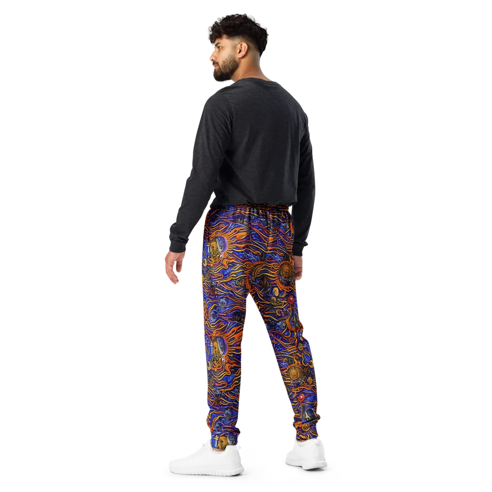 Mantegna Swirl on Men's Joggers — Back