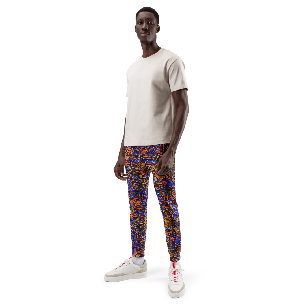 Mantegna Swirl on Men's Joggers — Front